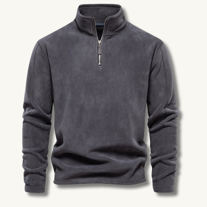 Luvorelle | Men's Quarter Zip Sweater