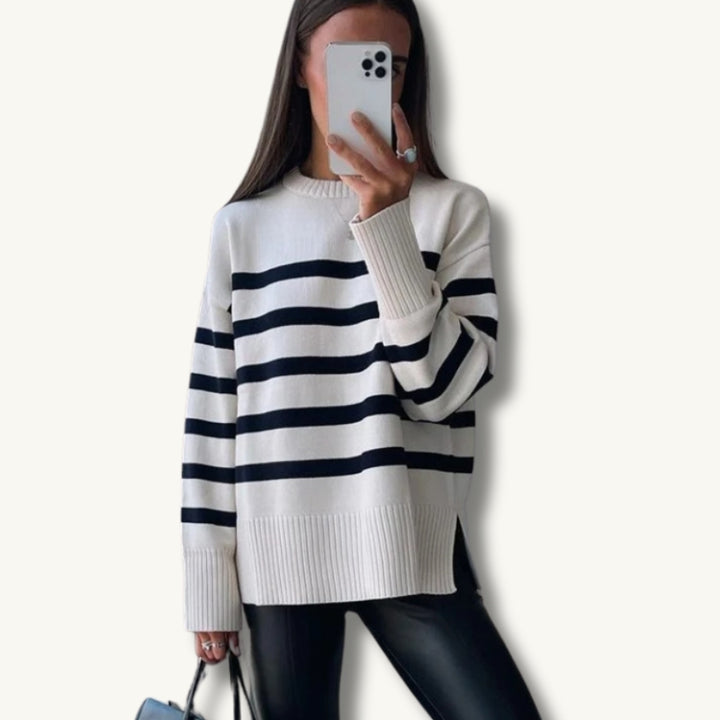 Luvorelle | Women's Striped Sweater