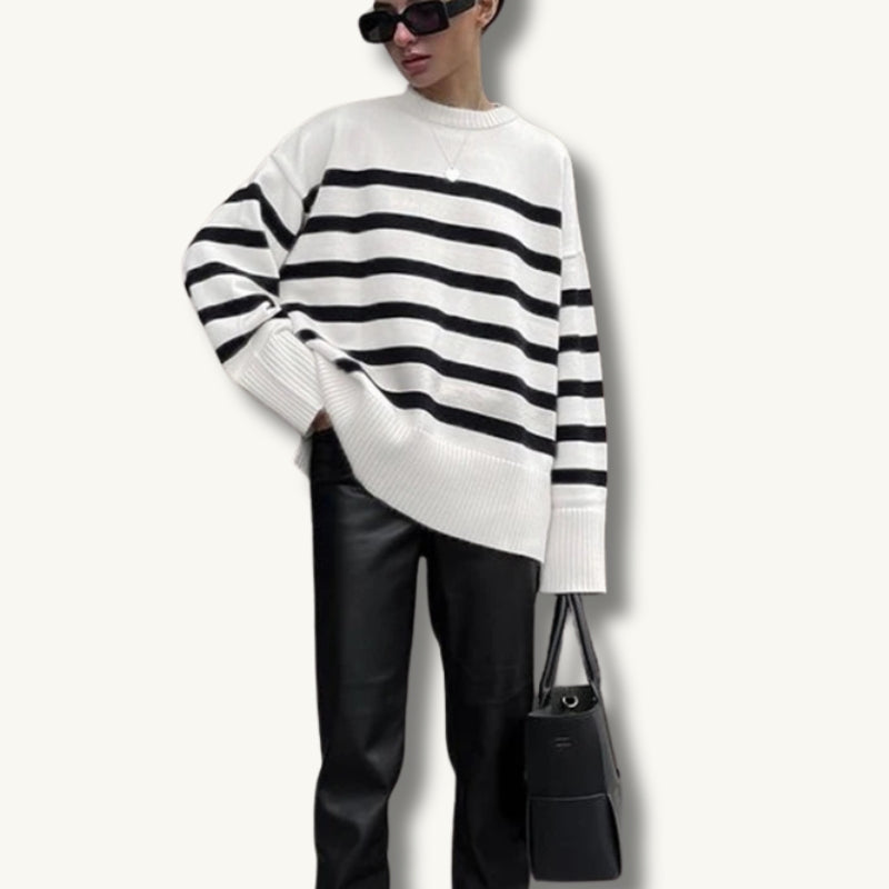 Luvorelle | Women's Striped Sweater