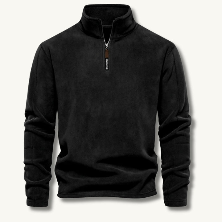 Luvorelle | Men's Quarter Zip Sweater