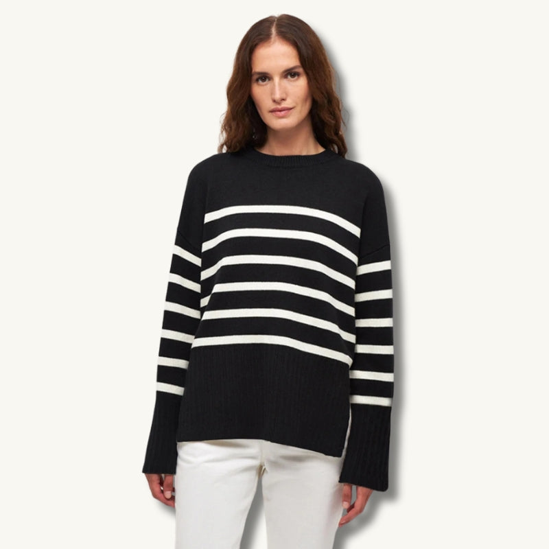 Luvorelle | Women's Striped Sweater