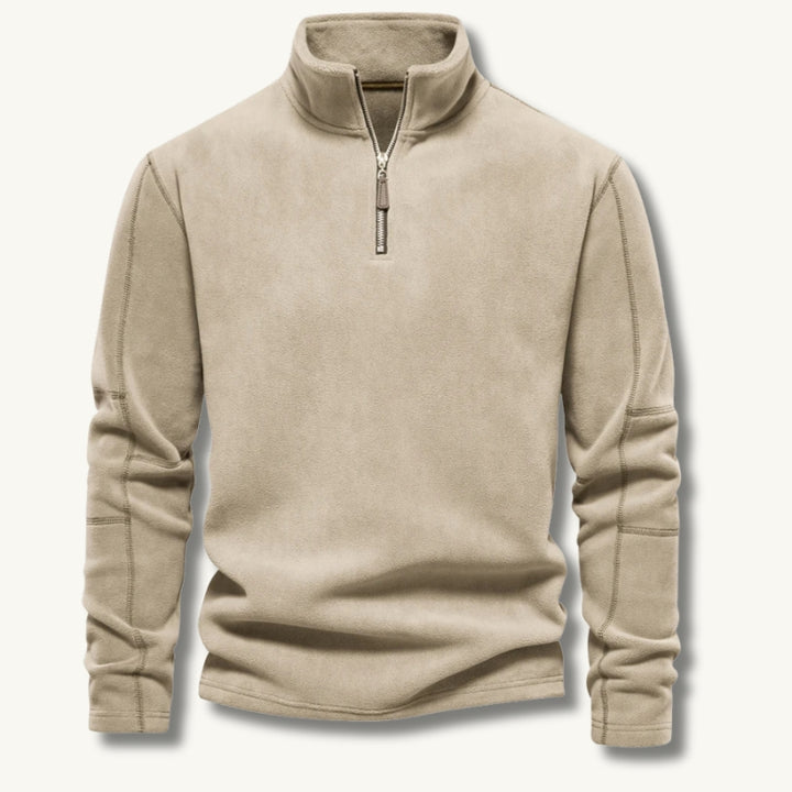 Luvorelle | Men's Quarter Zip Sweater