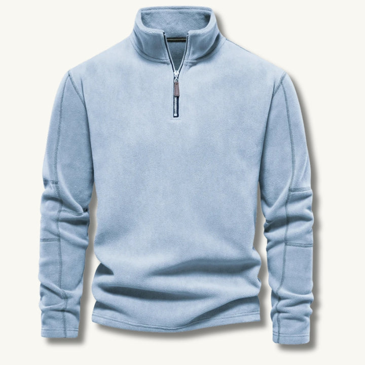 Luvorelle | Men's Quarter Zip Sweater