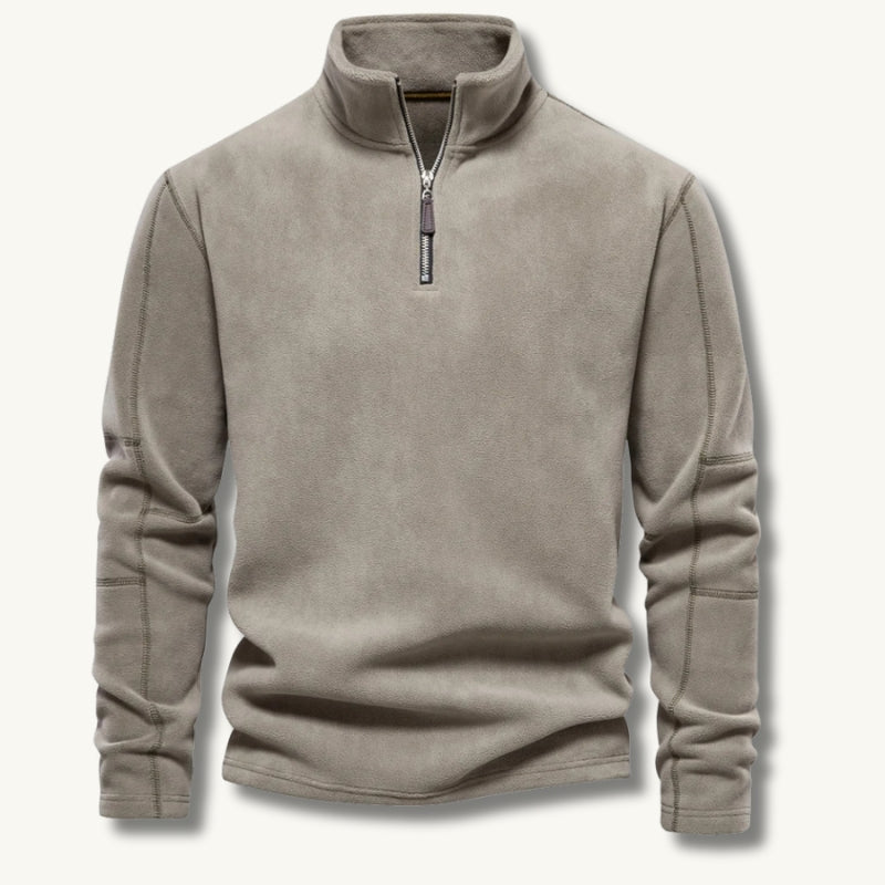 Luvorelle | Men's Quarter Zip Sweater